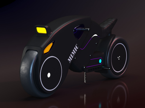 Sci-fi motorcycle