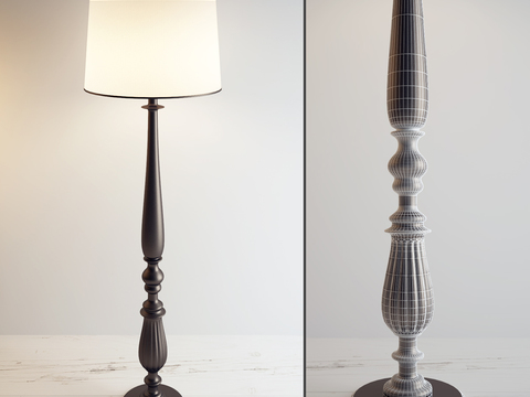 European floor lamp