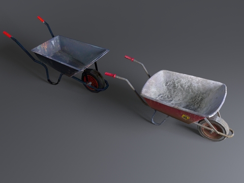 Industrial wind wheelbarrow trolley