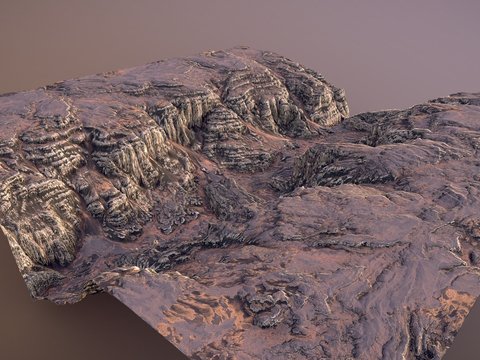 Canyon Terrain Landscape