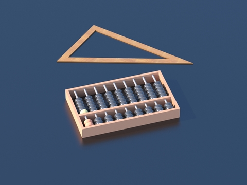 Abacus triangle stationery