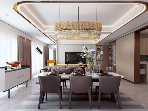 Wong Chi-da Design Modern Living&Dining Room