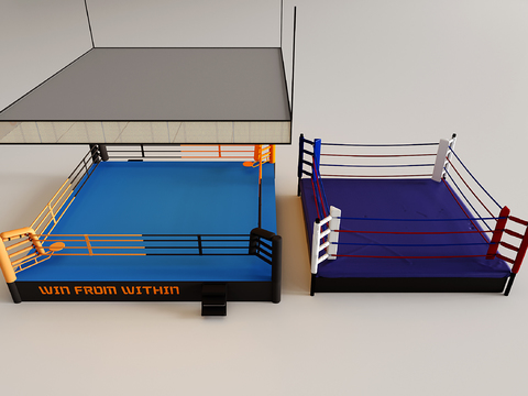 Boxing ring fighting ring