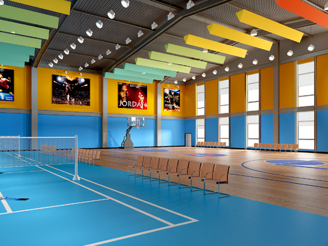 modern arena badminton arena basketball arena