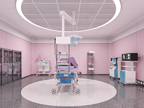 Hospital delivery room operating room