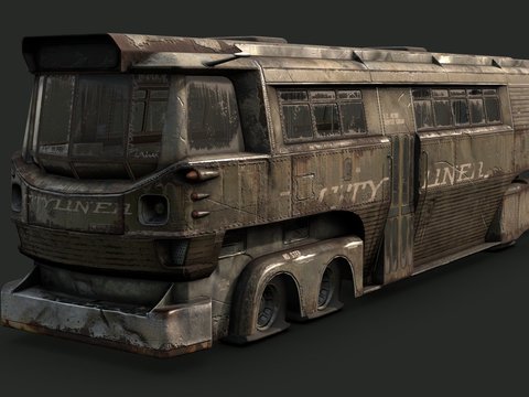 Industrial wind bus scrap car car