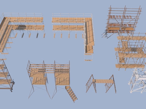 Modern site scaffolding