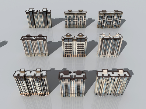 High-rise residential district residential small house