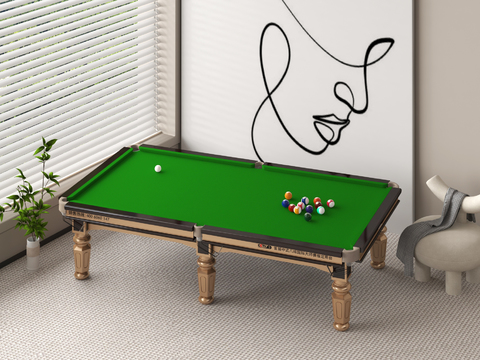 Billiard table billiards