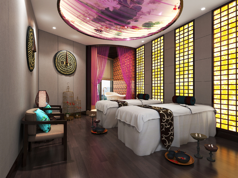 New Chinese SPA Beauty Salon Massage Room