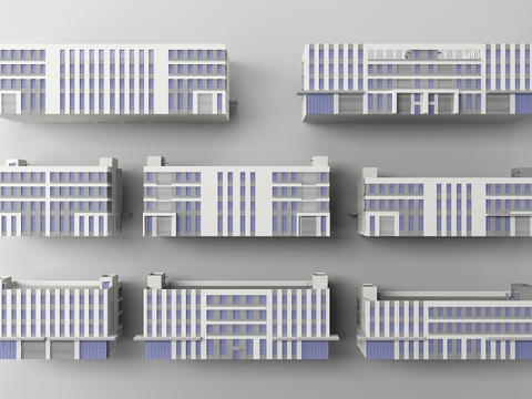 Building components of modern industrial plant