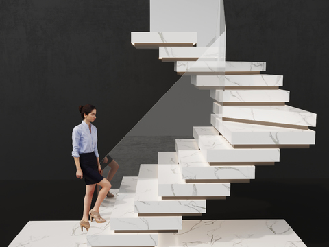 Marble Stairs Step Ladder Steps