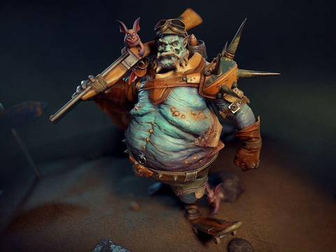 Warcraft Orc Warrior game characters