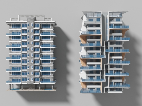 Residential commercial housing in high-rise residential quarters