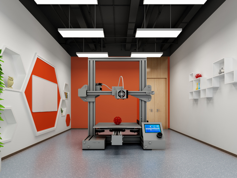 Office 3D printing room