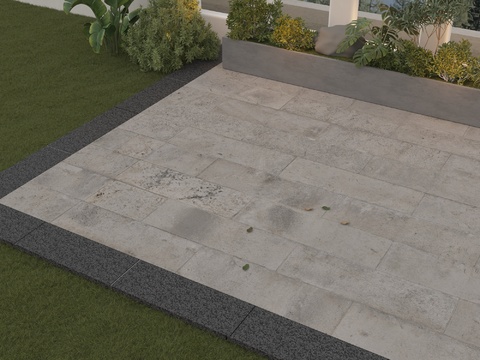 Outdoor ground paving granite slabs