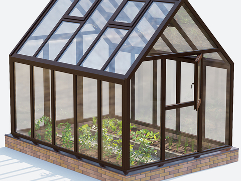 Garden greenhouse fruit garden glass shed sun room