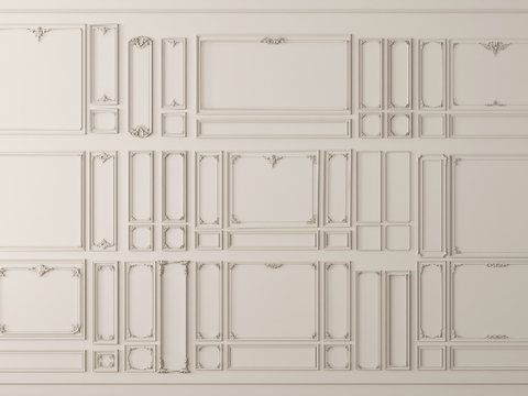 French Plaster Line Sideline Corner