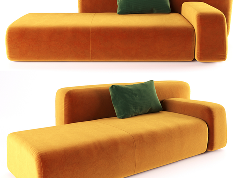 Modern chaise longue beauty couch