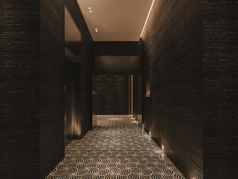 Hotel elevator hall