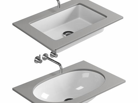 Simple sink basin