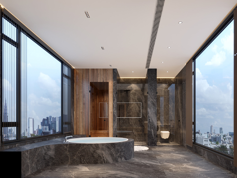 Affordable Luxury Style Toilet Bathroom