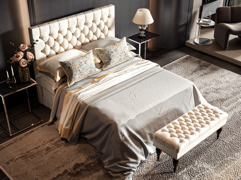 European-style double bed