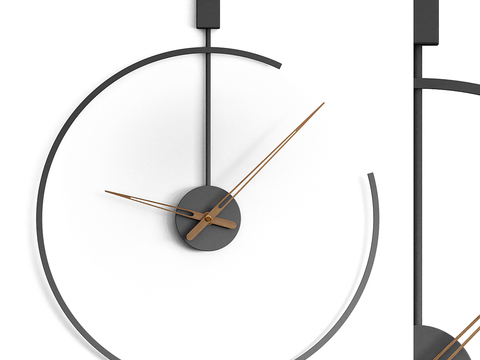 Minimalist clock wall clock