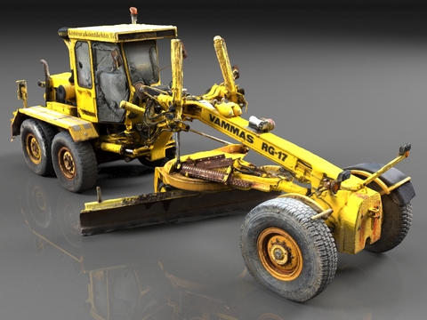 Road leveler roller engineering vehicle