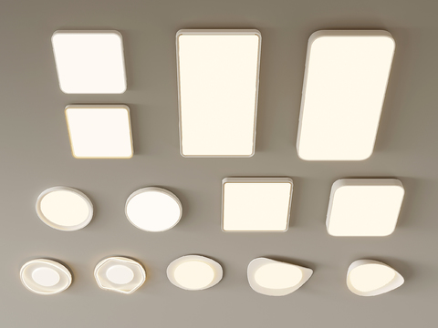 Cream Style ceiling lamp geometric ceiling lamp