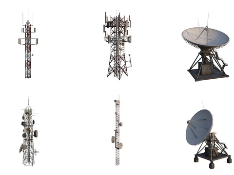 Signal receiving tower radar radio transmission