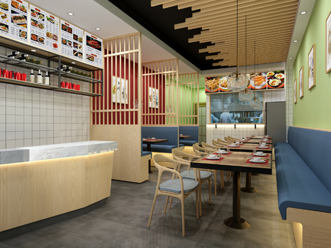 Modern Fast-food Restaurant Hotel