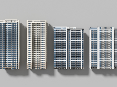 Residential commercial housing in high-rise residential quarters