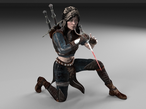 female samurai female swordsman costume woman