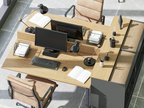 Staff Table Card Desk