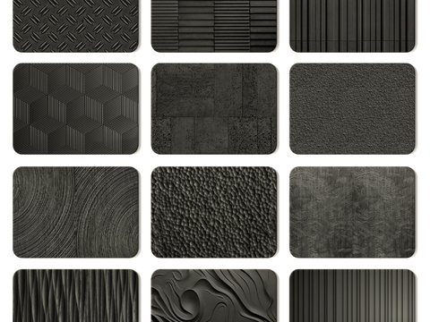 Modern Panel texture wall