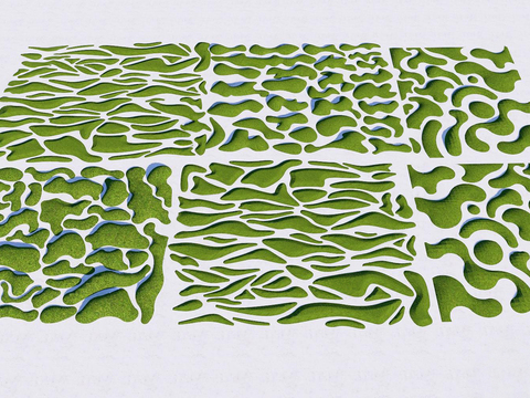 modern landscape micro-topography