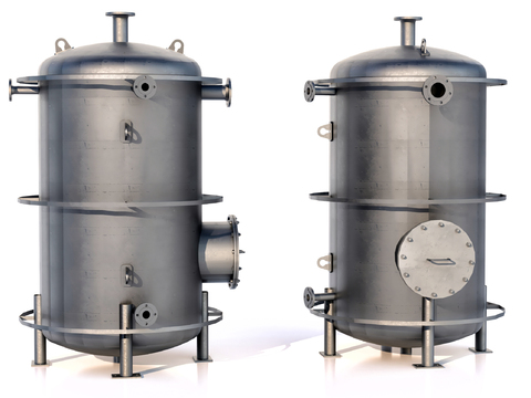 Industrial equipment condensing tank