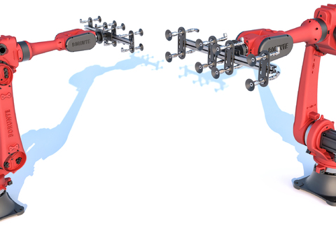 Assembly line mechanical arm factory mechanical arm