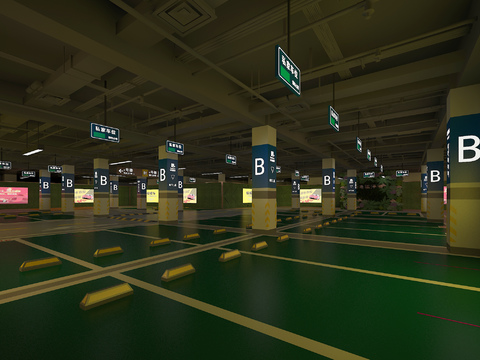 Indoor Parking Underground Garage