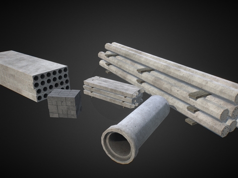 Building Materials Concrete Block Concrete Pipe