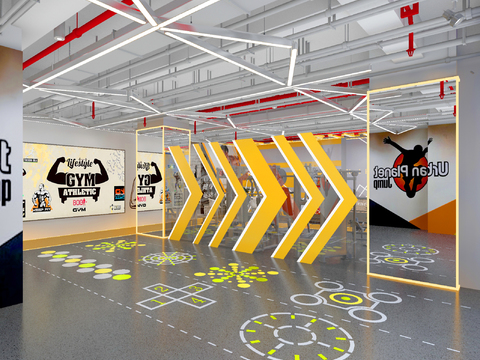 Fitness Club Modern Gym