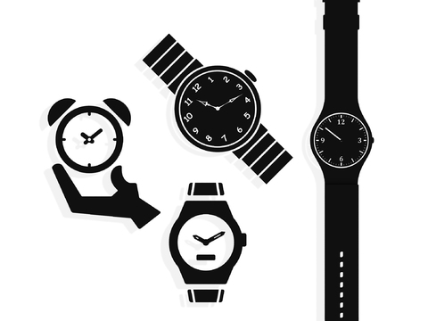 Watch clock electronic watch Icon