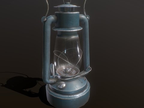 Industrial wind kerosene lamp candlestick lamp