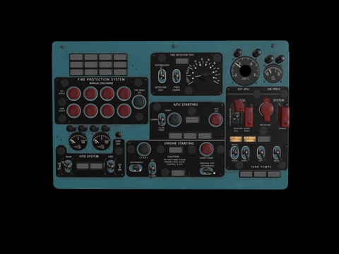 Traffic accessories aircraft panel instrument panel