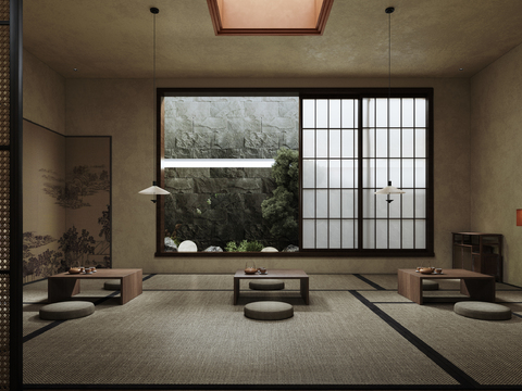 New Chinese Teahouse Meditation Room