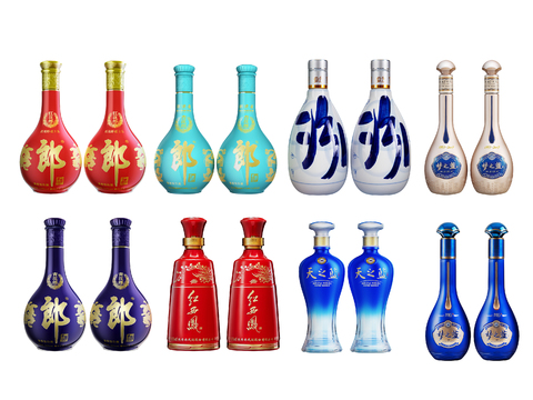 Liquor and liquor Erguotou Wuliangye