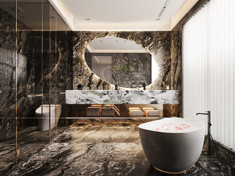 Italian Affordable Luxury Style Toilet Bathroom Restroom