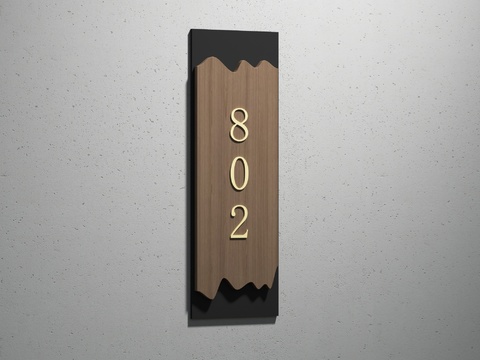 House Number Guide Plate Room Number Plate