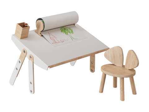 Children's drawing table drawing board learning table